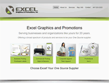 Tablet Screenshot of excelgrafx.com